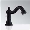 Fontana Commercial Matte Black Touch Less Automatic Sensor Hands Free Faucet